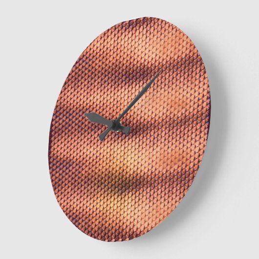 Modernes abstraktes Digitalmuster-Design 1232 Große Wanduhr (Winkel)