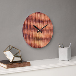 Modernes abstraktes Digitalmuster-Design 1232 Große Wanduhr
