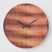 Modernes abstraktes Digitalmuster-Design 1232 Große Wanduhr (Vorderseite)