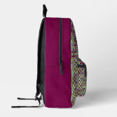 Modernes abstraktes Digitalmuster-Design 1233 Bedruckter Rucksack (Links)