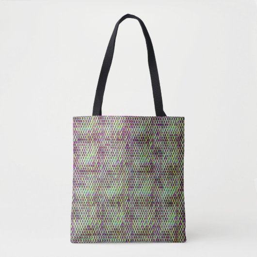 Modernes abstraktes Digitalmuster-Design 1233 Tasche (Vorderseite)