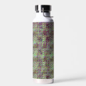 Modernes abstraktes Digitalmuster-Design 1233 Trinkflasche (Links)