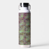 Modernes abstraktes Digitalmuster-Design 1233 Trinkflasche (Vorne)