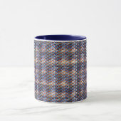 Modernes abstraktes Digitalmuster-Design 1235 Tasse (Zentrum)