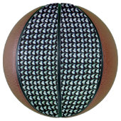 Modernes abstraktes Digitalmuster-Design 1236 Basketball (Vertikal)