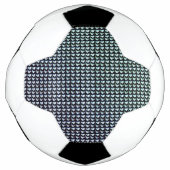 Modernes abstraktes Digitalmuster-Design 1236 Fußball (Vorderseite)