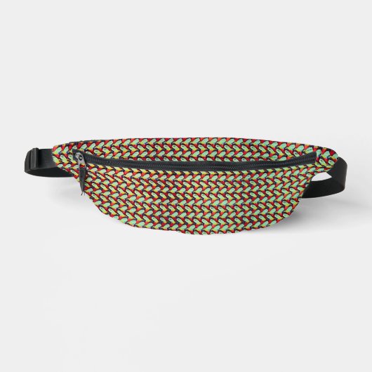 Modernes abstraktes Digitalmuster-Design 1249 Bauchtasche (Vorderseite)