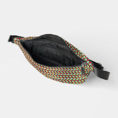 Modernes abstraktes Digitalmuster-Design 1249 Bauchtasche (Offen)