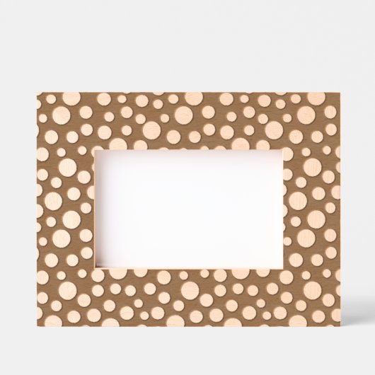 Modernes Abstraktes Dot-Muster Geätzte Rahmen (Vorderseite)