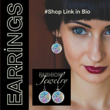 Modernes Abstraktes Drop Dangle