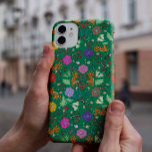 Modernes abstraktes Dschungel-Party mit Geparden Case-Mate iPhone Hülle