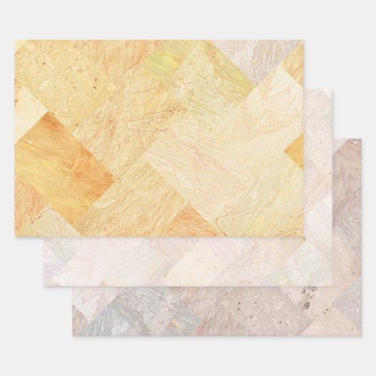 Modernes Abstraktes Elegantes Skandi Geschenkpapier Set (Set)