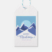 Modernes Abstraktes Elegantes Weihnachtsfest Geschenkanhänger (Vorderseite)