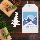 Modernes Abstraktes Elegantes Weihnachtsfest Geschenkanhänger