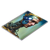 Modernes Abstraktes Fantasy Male Journal Notizblock (Linke Seite)
