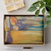 Modernes Abstraktes Farbbild Seidenpapier (Geschenk)