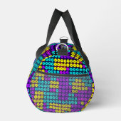 Modernes Abstraktes, farbiges Ziegelmuster Geometr Duffle Bag (Rechts)