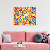 Modernes Abstraktes Farbkonzept Leinwanddruck (Insitu (Wohnzimmer))