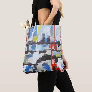 Modernes Abstraktes Farbkonzept Tasche