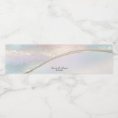 Modernes, Abstraktes Flaschenetikett Wasserflaschenetikett (Einzelnes Label)