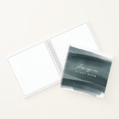 Modernes Abstraktes formales Gästebuch Notizblock (Innenseite)