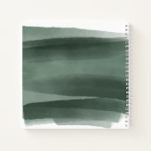 Modernes Abstraktes formales Gästebuch Notizblock (Rückseite)