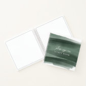 Modernes Abstraktes formales Gästebuch Notizblock (Innenseite)