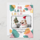 Modernes, Abstraktes Foto Dankeskarte (Vorderseite)