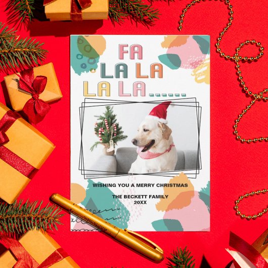 Modernes, Abstraktes Foto Dankeskarte