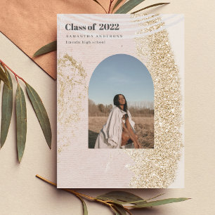 Modernes, Abstraktes Foto für Graduate Einladung