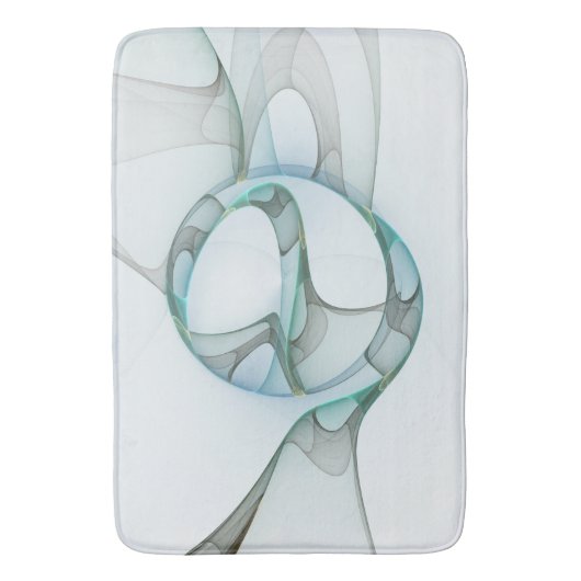 Modernes Abstraktes Fraktal Badematte (Vorderseite Vertikal)