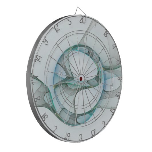 Modernes Abstraktes Fraktal Dartscheibe (Vorderseite Links)