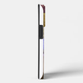 Modernes Abstraktes Fraktal Farbige Blume Monogram Case-Mate iPhone Hülle (Rückseite / Rechts)