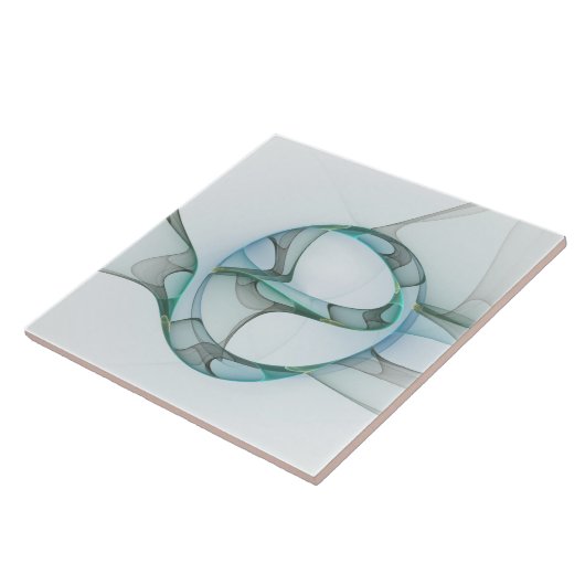 Modernes Abstraktes Fraktal Fliese (Seite)