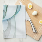 Modernes Abstraktes Fraktal Geschirrtuch (Viertel Falte)