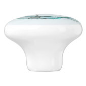 Modernes Abstraktes Fraktal Keramikknauf (Seitenansicht)