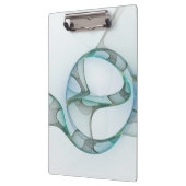 Modernes Abstraktes Fraktal Klemmbrett (Links)