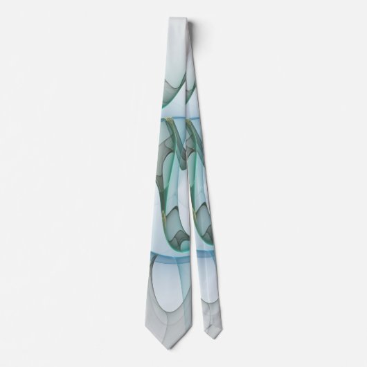Modernes Abstraktes Fraktal Krawatte (Vorderseite)