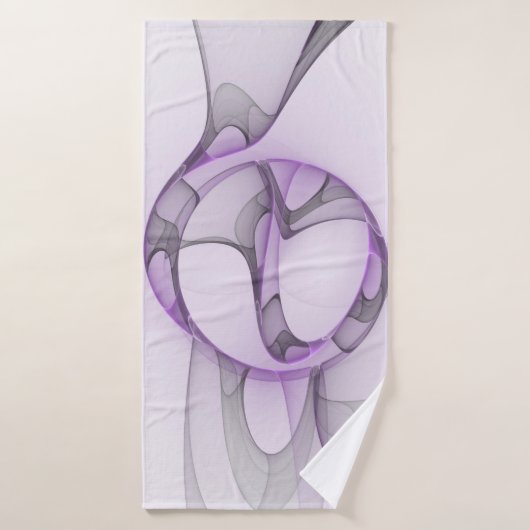 Modernes Abstraktes Fraktal Kunst, Dichtung und Mu Badehandtuch (Badehandtuch)