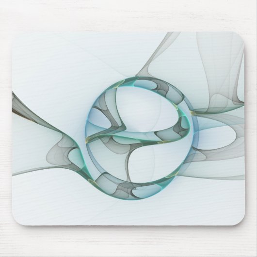 Modernes Abstraktes Fraktal Mousepad (Vorne)