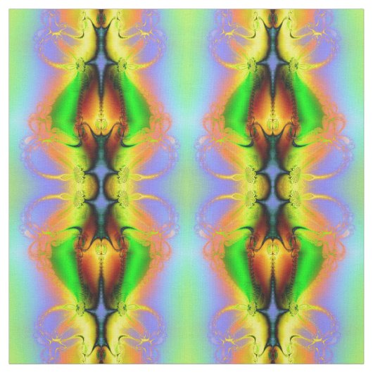 Modernes Abstraktes Fraktal-Muster Stoff (Muster)
