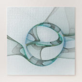 Modernes Abstraktes Fraktal Puzzle (Vertikal)