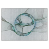 Modernes Abstraktes Fraktal Schneidebrett (Vorderseite)