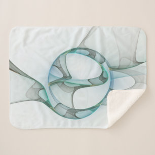 Modernes Abstraktes Fraktal Sherpadecke