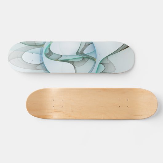 Modernes Abstraktes Fraktal Skateboard (Horizontal)