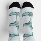 Modernes Abstraktes Fraktal Socken (Oben)