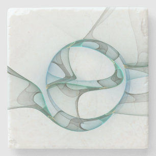 Modernes Abstraktes Fraktal Steinuntersetzer