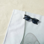 Modernes Abstraktes Fraktal Strandtuch (Beispiel)