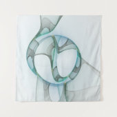 Modernes Abstraktes Fraktal Wandteppich (Vorderseite (Horizontal))