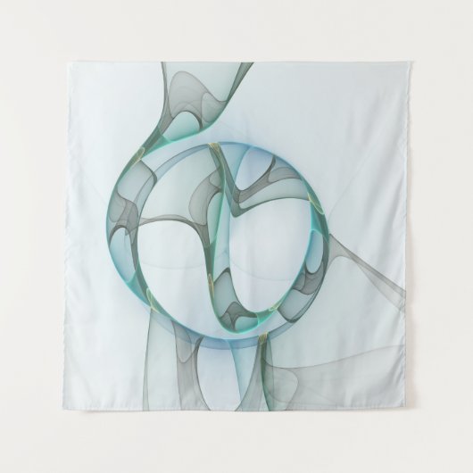 Modernes Abstraktes Fraktal Wandteppich (Vorderseite (Horizontal))